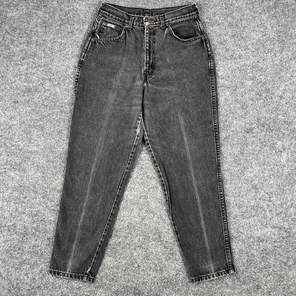 Chic Jeans Kids Size 12 Black‎ Straight Leg Vintage Faded Classic Denim USA